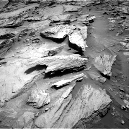 Nasa's Mars rover Curiosity acquired this image using its Right Navigation Camera on Sol 1371, at drive 2694, site number 54