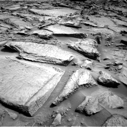 Nasa's Mars rover Curiosity acquired this image using its Right Navigation Camera on Sol 1371, at drive 2718, site number 54