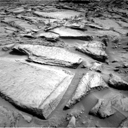 Nasa's Mars rover Curiosity acquired this image using its Right Navigation Camera on Sol 1371, at drive 2724, site number 54