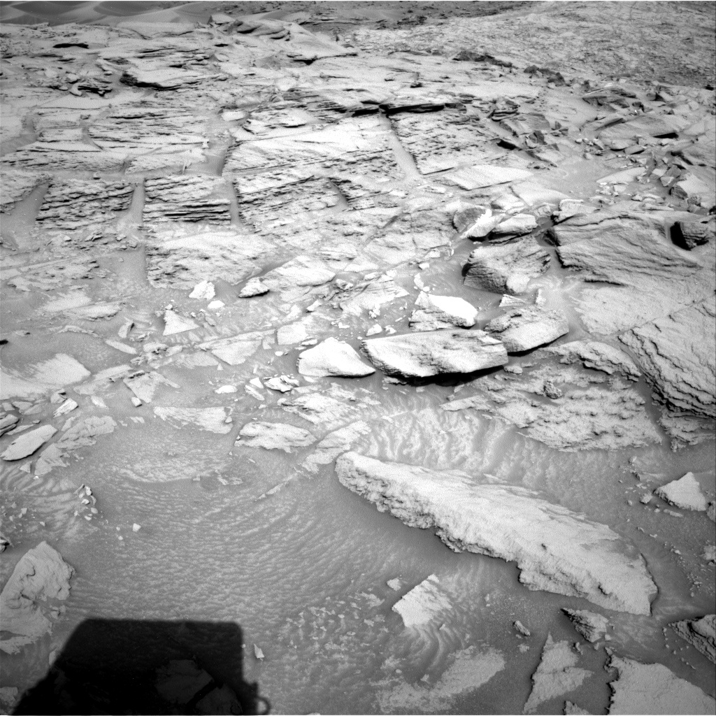 Nasa's Mars rover Curiosity acquired this image using its Right Navigation Camera on Sol 1371, at drive 2724, site number 54