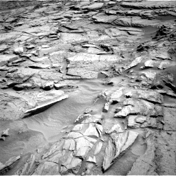 Nasa's Mars rover Curiosity acquired this image using its Right Navigation Camera on Sol 1371, at drive 2754, site number 54