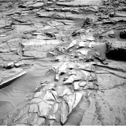 Nasa's Mars rover Curiosity acquired this image using its Right Navigation Camera on Sol 1371, at drive 2766, site number 54