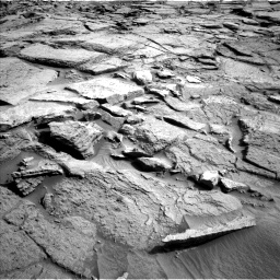 Nasa's Mars rover Curiosity acquired this image using its Left Navigation Camera on Sol 1373, at drive 2802, site number 54