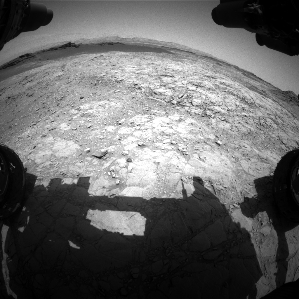 Nasa's Mars rover Curiosity acquired this image using its Front Hazard Avoidance Camera (Front Hazcam) on Sol 1374, at drive 3036, site number 54