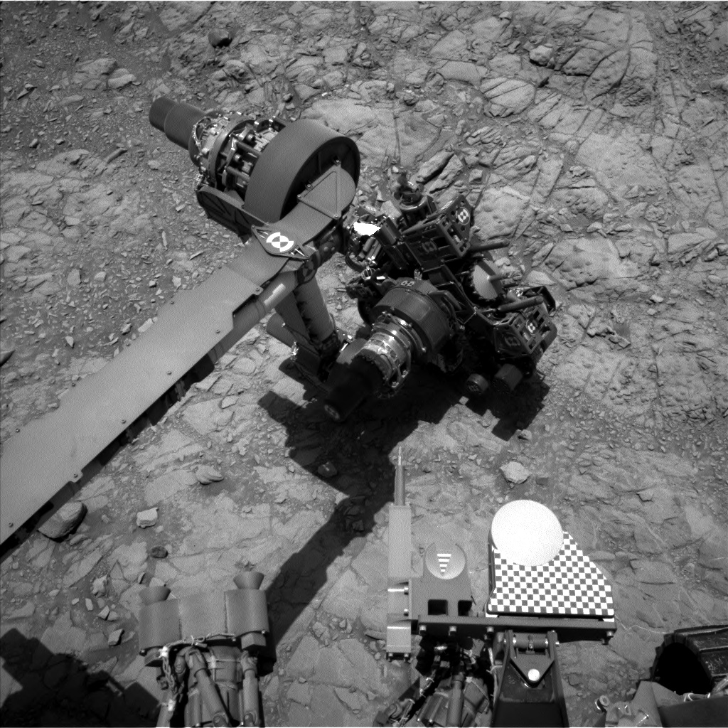 Nasa's Mars rover Curiosity acquired this image using its Left Navigation Camera on Sol 1376, at drive 3036, site number 54