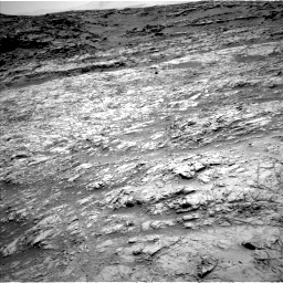 Nasa's Mars rover Curiosity acquired this image using its Left Navigation Camera on Sol 1376, at drive 3066, site number 54