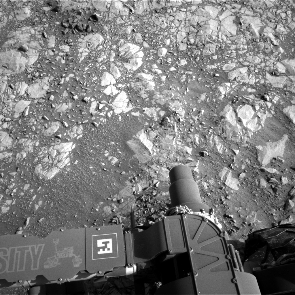 Nasa's Mars rover Curiosity acquired this image using its Left Navigation Camera on Sol 1376, at drive 0, site number 55