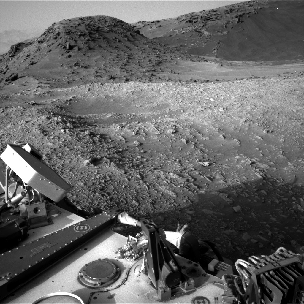 Nasa's Mars rover Curiosity acquired this image using its Right Navigation Camera on Sol 1376, at drive 0, site number 55
