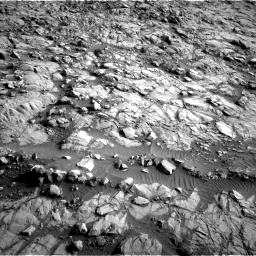 Nasa's Mars rover Curiosity acquired this image using its Left Navigation Camera on Sol 1378, at drive 150, site number 55