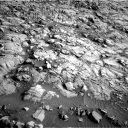 Nasa's Mars rover Curiosity acquired this image using its Left Navigation Camera on Sol 1378, at drive 156, site number 55