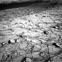 Nasa's Mars rover Curiosity acquired this image using its Left Navigation Camera on Sol 1378, at drive 306, site number 55