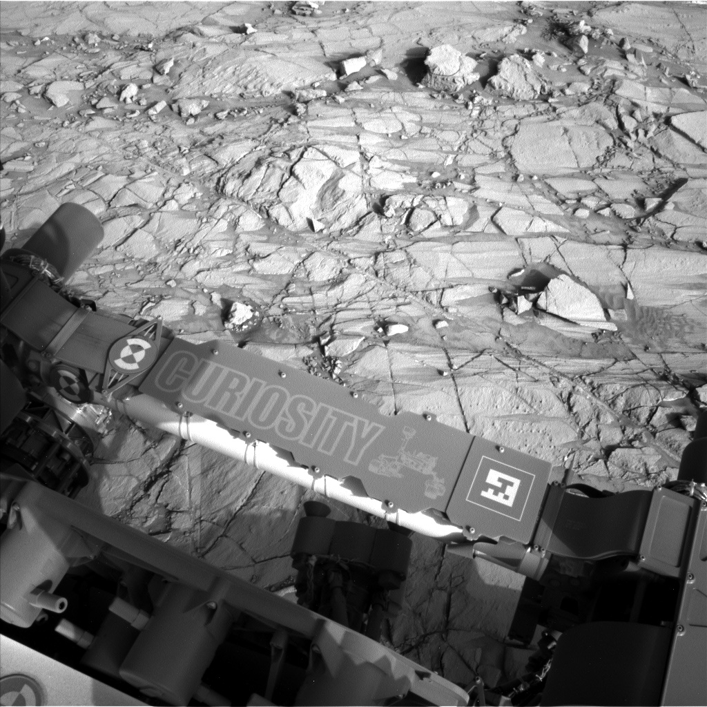 Nasa's Mars rover Curiosity acquired this image using its Left Navigation Camera on Sol 1378, at drive 310, site number 55