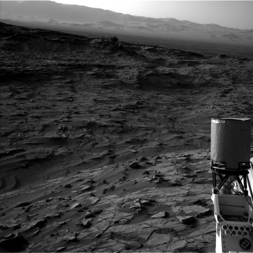 Nasa's Mars rover Curiosity acquired this image using its Left Navigation Camera on Sol 1378, at drive 310, site number 55