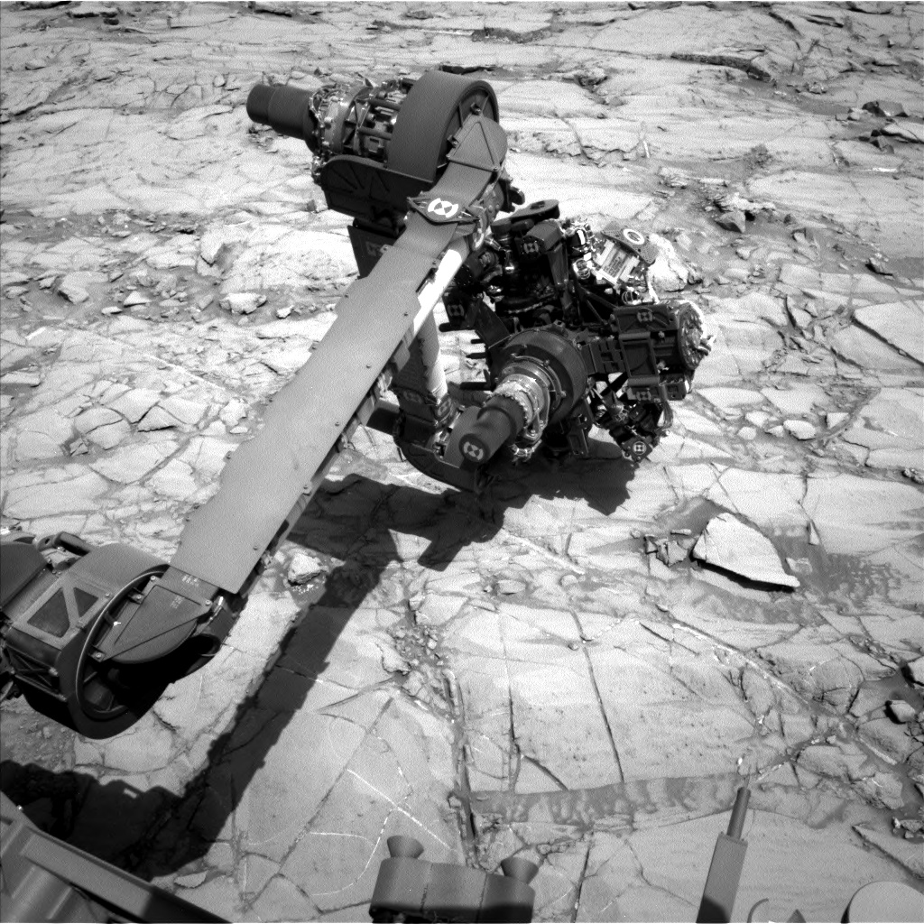 Nasa's Mars rover Curiosity acquired this image using its Left Navigation Camera on Sol 1380, at drive 310, site number 55