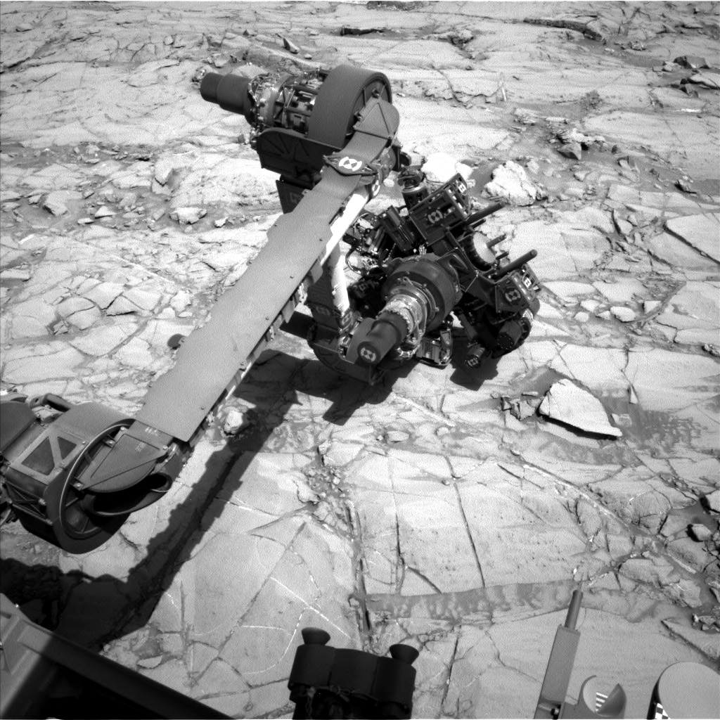 Nasa's Mars rover Curiosity acquired this image using its Left Navigation Camera on Sol 1381, at drive 310, site number 55
