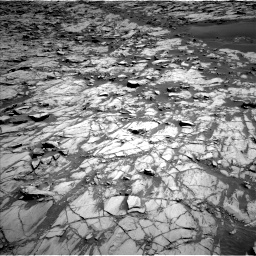 Nasa's Mars rover Curiosity acquired this image using its Left Navigation Camera on Sol 1383, at drive 310, site number 55
