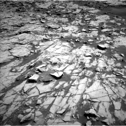 Nasa's Mars rover Curiosity acquired this image using its Left Navigation Camera on Sol 1383, at drive 322, site number 55