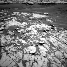 Nasa's Mars rover Curiosity acquired this image using its Left Navigation Camera on Sol 1383, at drive 340, site number 55