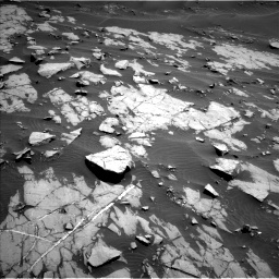 Nasa's Mars rover Curiosity acquired this image using its Left Navigation Camera on Sol 1383, at drive 358, site number 55