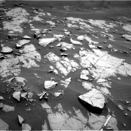 Nasa's Mars rover Curiosity acquired this image using its Left Navigation Camera on Sol 1383, at drive 364, site number 55