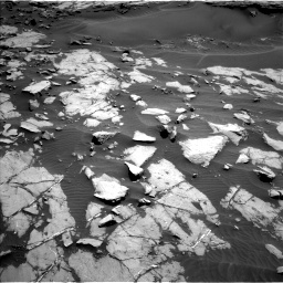Nasa's Mars rover Curiosity acquired this image using its Left Navigation Camera on Sol 1383, at drive 376, site number 55