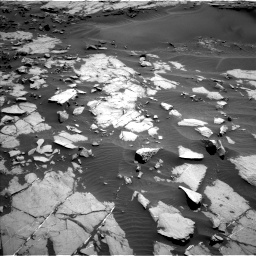 Nasa's Mars rover Curiosity acquired this image using its Left Navigation Camera on Sol 1383, at drive 382, site number 55