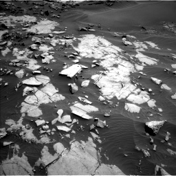 Nasa's Mars rover Curiosity acquired this image using its Left Navigation Camera on Sol 1383, at drive 388, site number 55