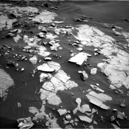 Nasa's Mars rover Curiosity acquired this image using its Left Navigation Camera on Sol 1383, at drive 394, site number 55