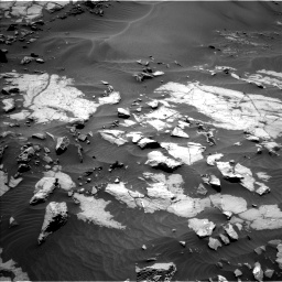 Nasa's Mars rover Curiosity acquired this image using its Left Navigation Camera on Sol 1383, at drive 424, site number 55