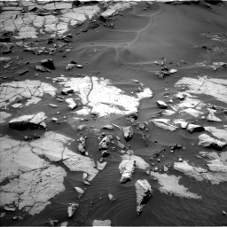 Nasa's Mars rover Curiosity acquired this image using its Left Navigation Camera on Sol 1383, at drive 430, site number 55