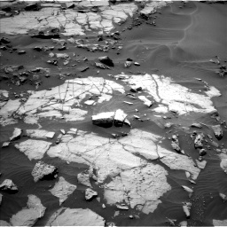 Nasa's Mars rover Curiosity acquired this image using its Left Navigation Camera on Sol 1383, at drive 436, site number 55