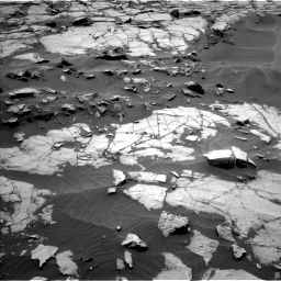 Nasa's Mars rover Curiosity acquired this image using its Left Navigation Camera on Sol 1383, at drive 442, site number 55