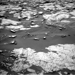 Nasa's Mars rover Curiosity acquired this image using its Left Navigation Camera on Sol 1383, at drive 466, site number 55