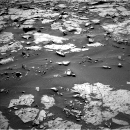 Nasa's Mars rover Curiosity acquired this image using its Left Navigation Camera on Sol 1383, at drive 472, site number 55