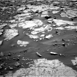 Nasa's Mars rover Curiosity acquired this image using its Left Navigation Camera on Sol 1383, at drive 484, site number 55
