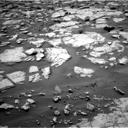 Nasa's Mars rover Curiosity acquired this image using its Left Navigation Camera on Sol 1383, at drive 490, site number 55