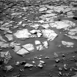 Nasa's Mars rover Curiosity acquired this image using its Left Navigation Camera on Sol 1383, at drive 496, site number 55