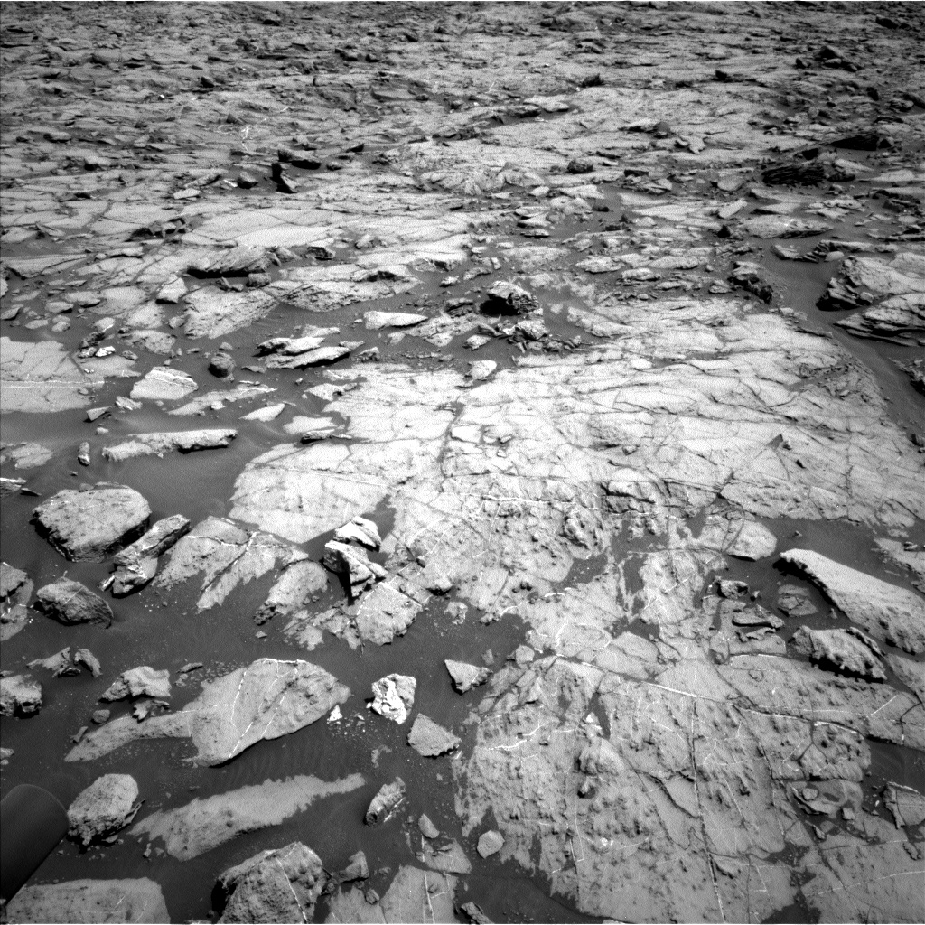 Nasa's Mars rover Curiosity acquired this image using its Left Navigation Camera on Sol 1383, at drive 502, site number 55