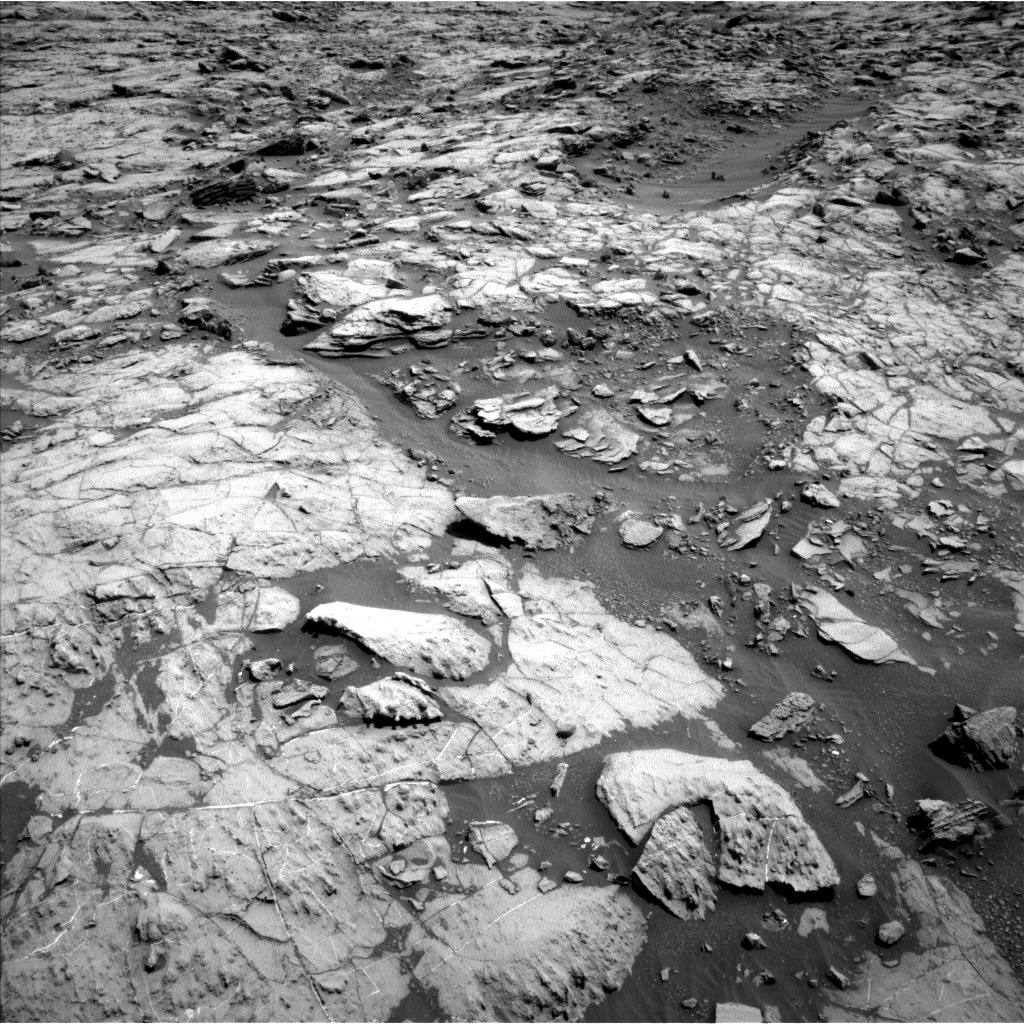 Nasa's Mars rover Curiosity acquired this image using its Left Navigation Camera on Sol 1383, at drive 502, site number 55