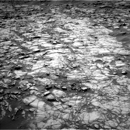 Nasa's Mars rover Curiosity acquired this image using its Left Navigation Camera on Sol 1383, at drive 532, site number 55