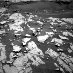 Nasa's Mars rover Curiosity acquired this image using its Right Navigation Camera on Sol 1383, at drive 376, site number 55