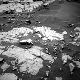Nasa's Mars rover Curiosity acquired this image using its Right Navigation Camera on Sol 1383, at drive 436, site number 55