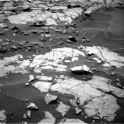 Nasa's Mars rover Curiosity acquired this image using its Right Navigation Camera on Sol 1383, at drive 442, site number 55