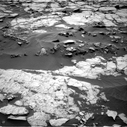 Nasa's Mars rover Curiosity acquired this image using its Right Navigation Camera on Sol 1383, at drive 454, site number 55