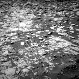 Nasa's Mars rover Curiosity acquired this image using its Right Navigation Camera on Sol 1383, at drive 520, site number 55