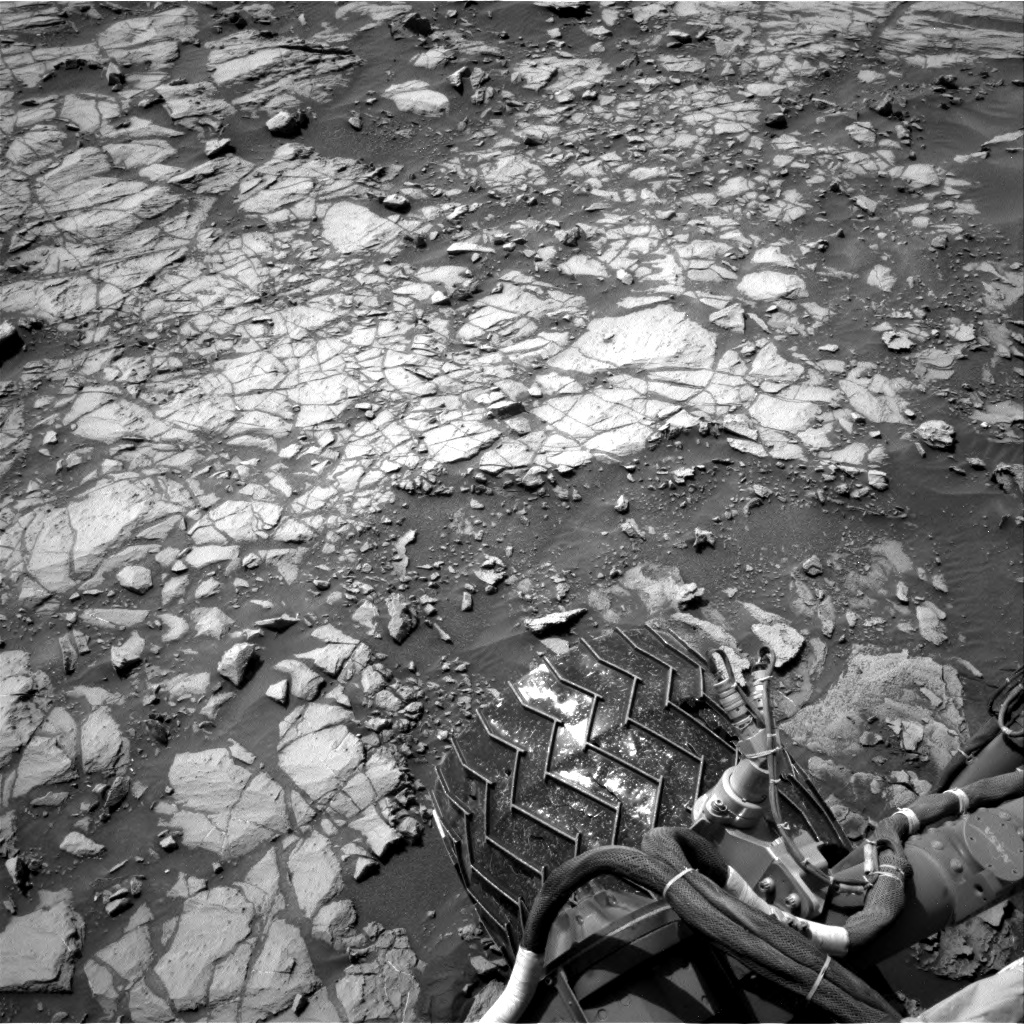 Nasa's Mars rover Curiosity acquired this image using its Right Navigation Camera on Sol 1383, at drive 538, site number 55