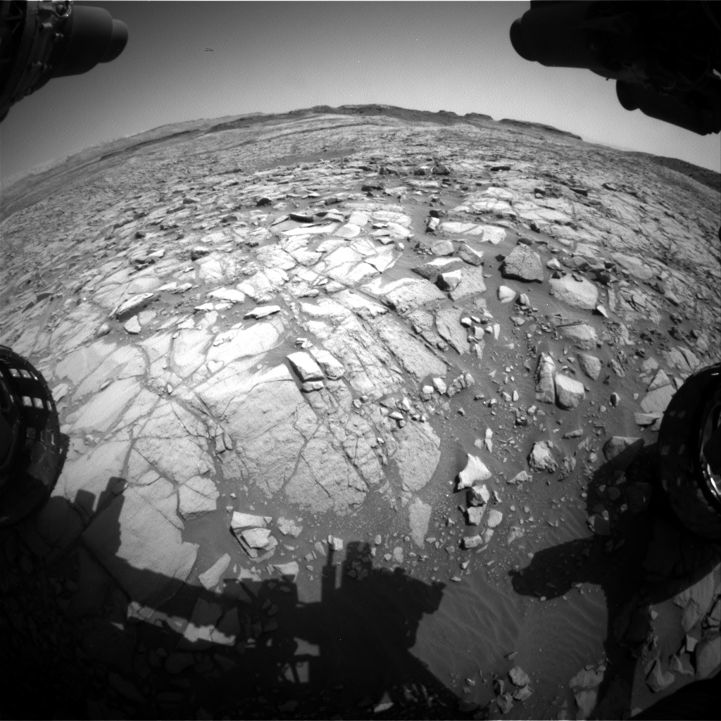 Nasa's Mars rover Curiosity acquired this image using its Front Hazard Avoidance Camera (Front Hazcam) on Sol 1384, at drive 940, site number 55
