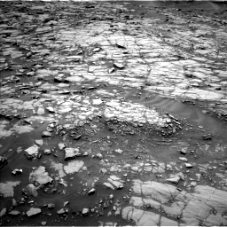 Nasa's Mars rover Curiosity acquired this image using its Left Navigation Camera on Sol 1384, at drive 568, site number 55