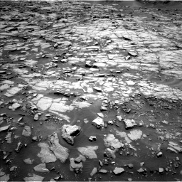 Nasa's Mars rover Curiosity acquired this image using its Left Navigation Camera on Sol 1384, at drive 574, site number 55