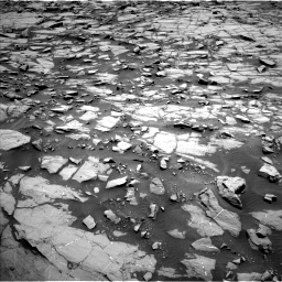 Nasa's Mars rover Curiosity acquired this image using its Left Navigation Camera on Sol 1384, at drive 580, site number 55